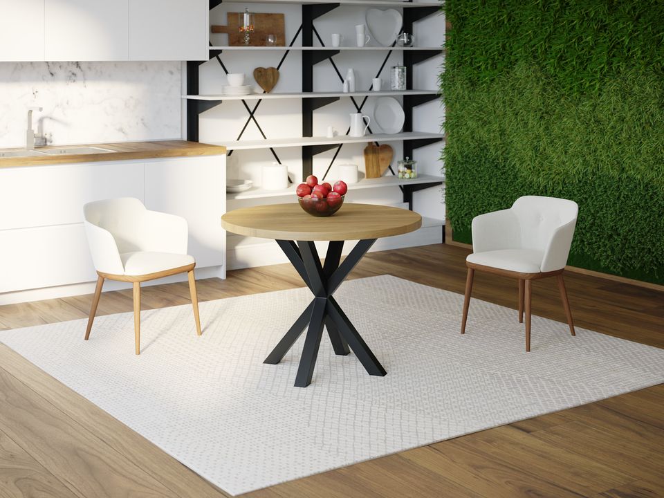 

Обеденный стол HYGGE HG110 Горсенс Круглый 75 х 75 х 75 см ДСП Дуб Светлый
