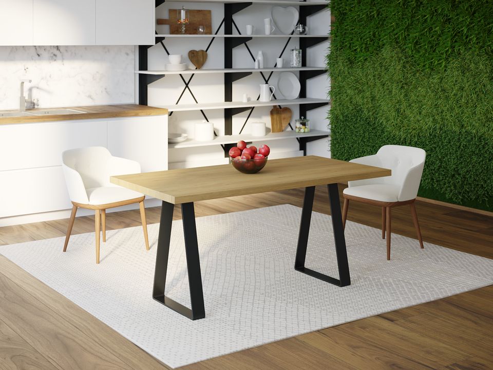 

Обеденный стол HYGGE HG161 Ренне 120 х 80 х 75 см ДСП Дуб Светлый