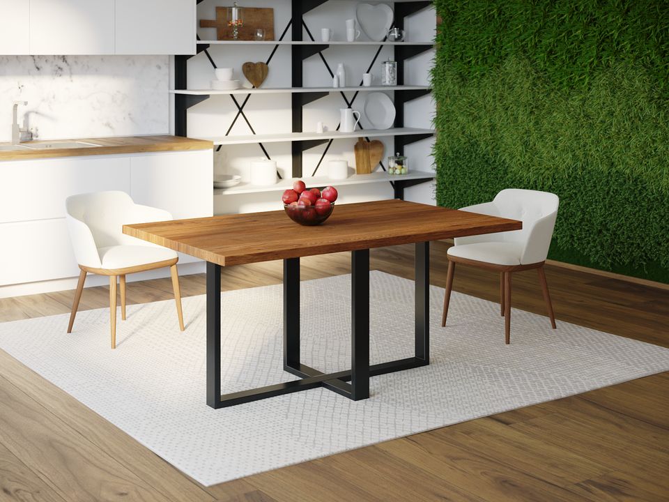 

Обеденный стол HYGGE HG163 Тістед 150 х 80 х 75 см ДСП Дуб Ореховый