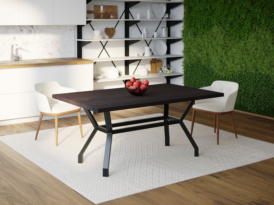 

Обеденный стол HYGGE HG133 Холбек 120 х 80 х 75 см ДСП Дуб Венге