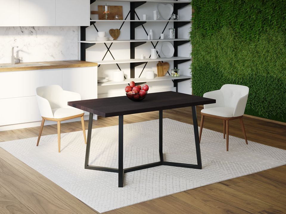 

Обеденный стол HYGGE HG122 Віборг 150 х 80 х 75 см ДСП Дуб Венге