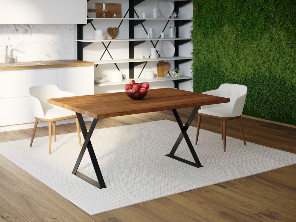

Обеденный стол HYGGE HG164 Наксков 135 х 80 х 75 см ДСП Дуб Ореховый