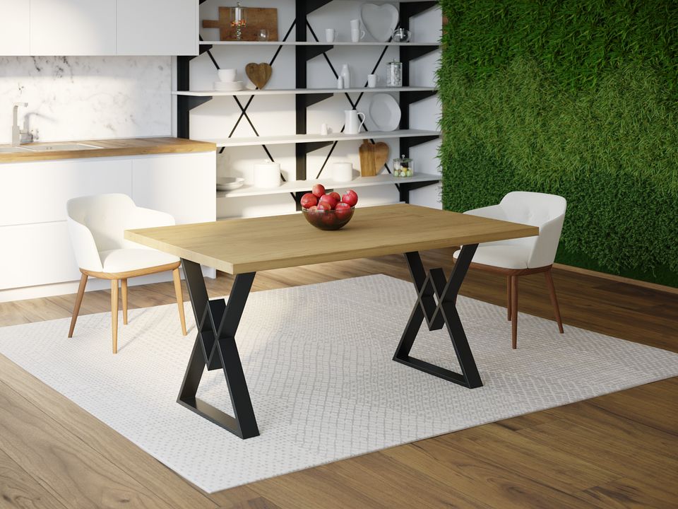 

Обеденный стол HYGGE HG166 Брендерслев 120 х 80 х 75 см ДСП Дуб Светлый