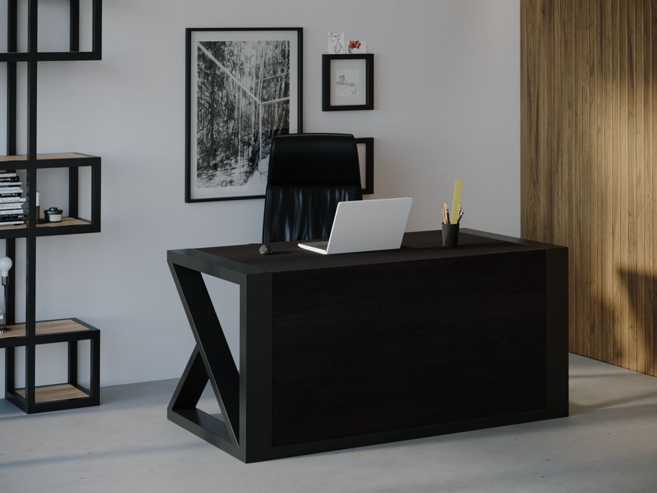 

Компьютерный стол HYGGE HG138 Глоструп 150 х 80 х 75 см ДСП Дуб Венге