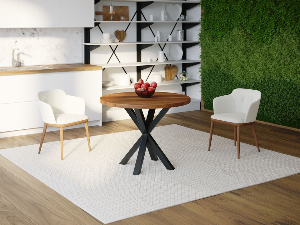 

Обеденный стол HYGGE HG110 Горсенс Круглый 75 х 75 х 75 см ДСП Дуб Ореховый