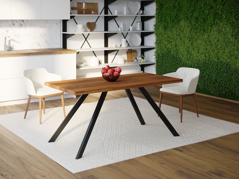 

Обеденный стол HYGGE HG168 Драгер 120 х 80 х 75 см ДСП Дуб Ореховый