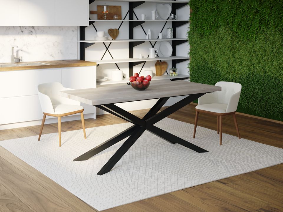 

Обеденный стол HYGGE HG101 Орхус 120 х 80 х 75 см ДСП Дуб Серый