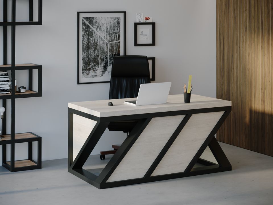 

Компьютерный стол HYGGE HG102 Оденсе 150 х 80 х 75 см ДСП Дуб Белый