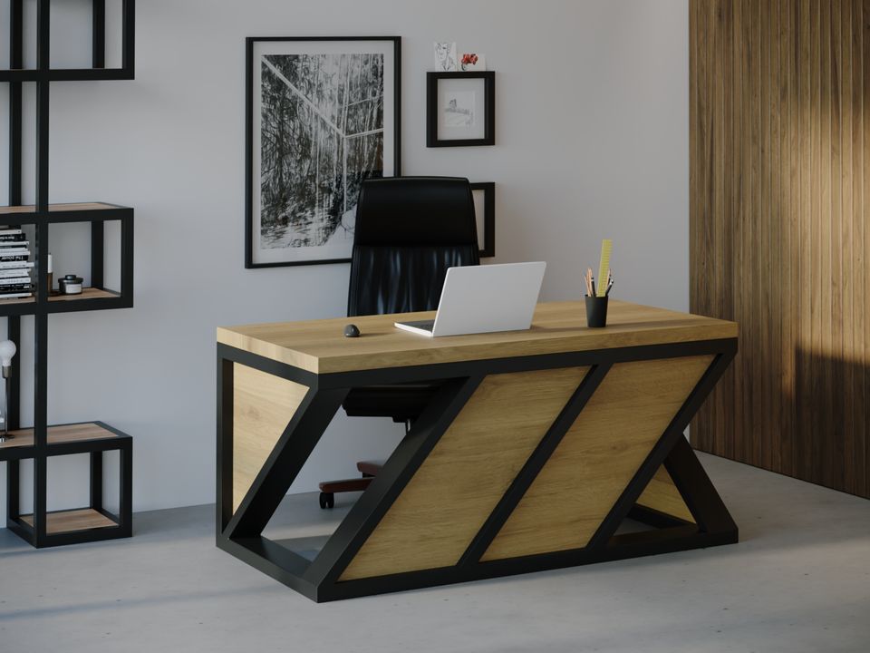 

Компьютерный стол HYGGE HG102 Оденсе 135 х 80 х 75 см ДСП Дуб Светлый