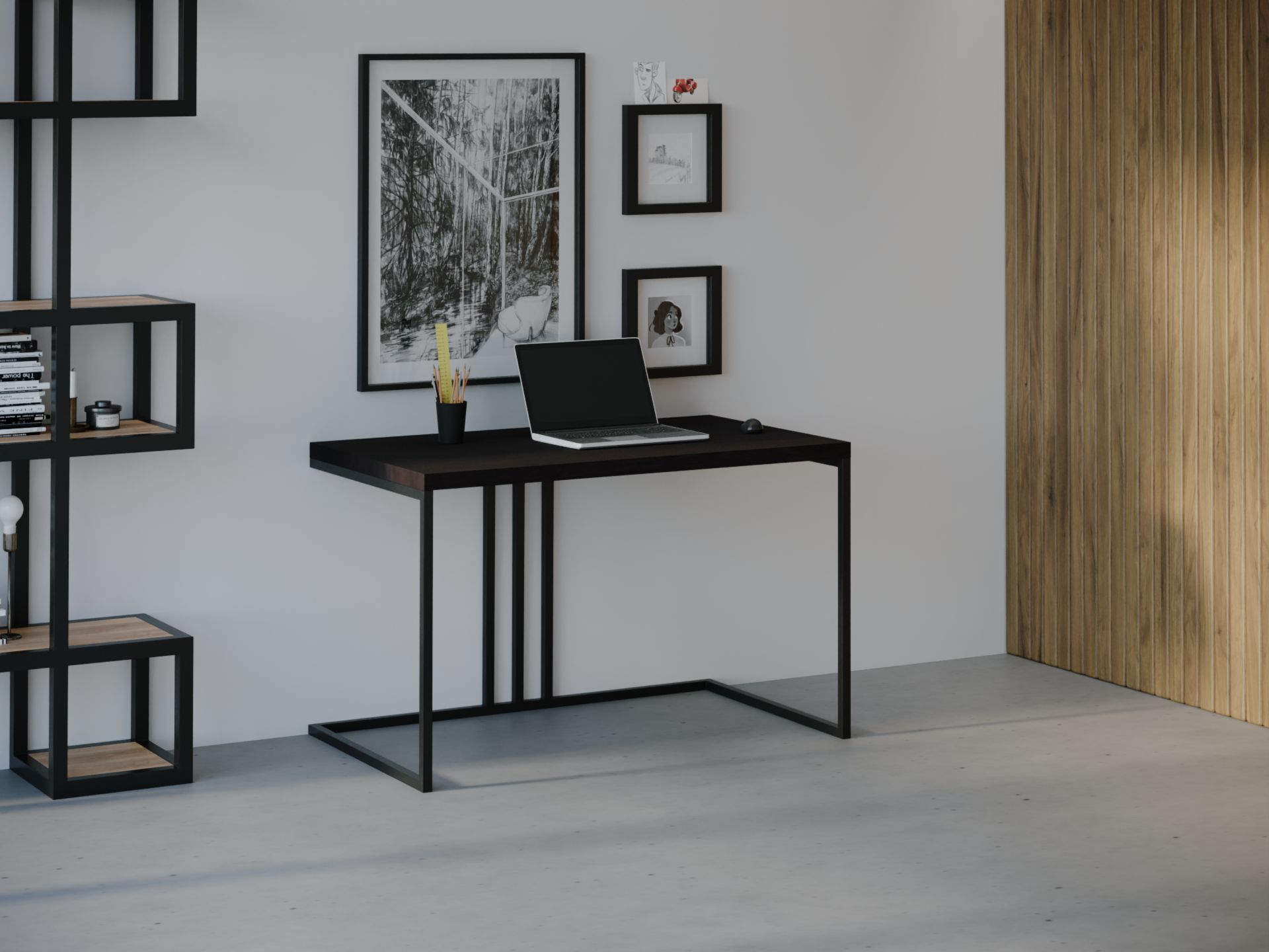 

Компьютерный стол HYGGE HG027 Гейрангер-фьорд 120 х 80 х 75 см ДСП Дуб Венге
