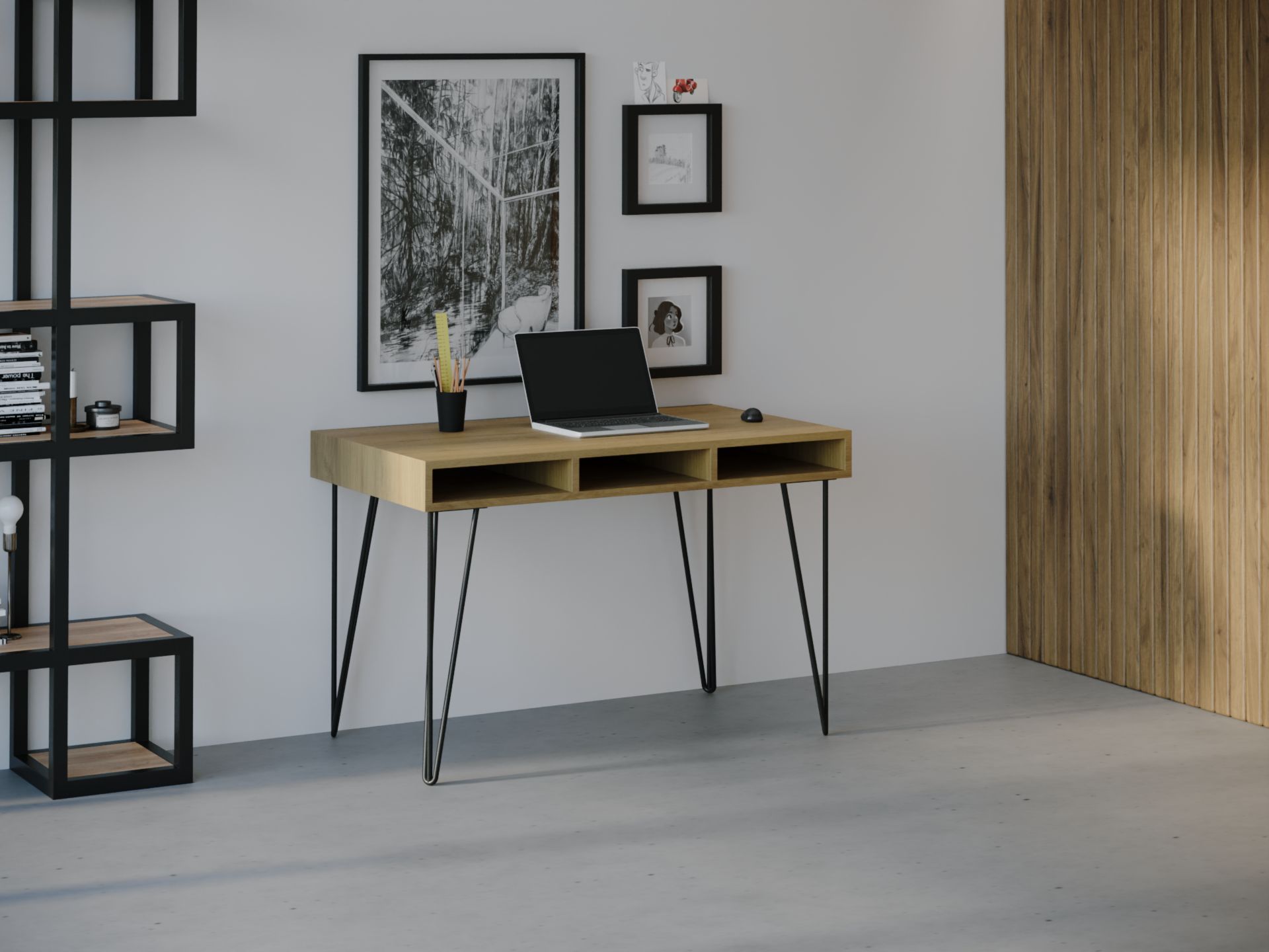 

Компьютерный стол HYGGE HG028 Квитфьель 150 х 80 х 75 см ДСП Дуб Светлый