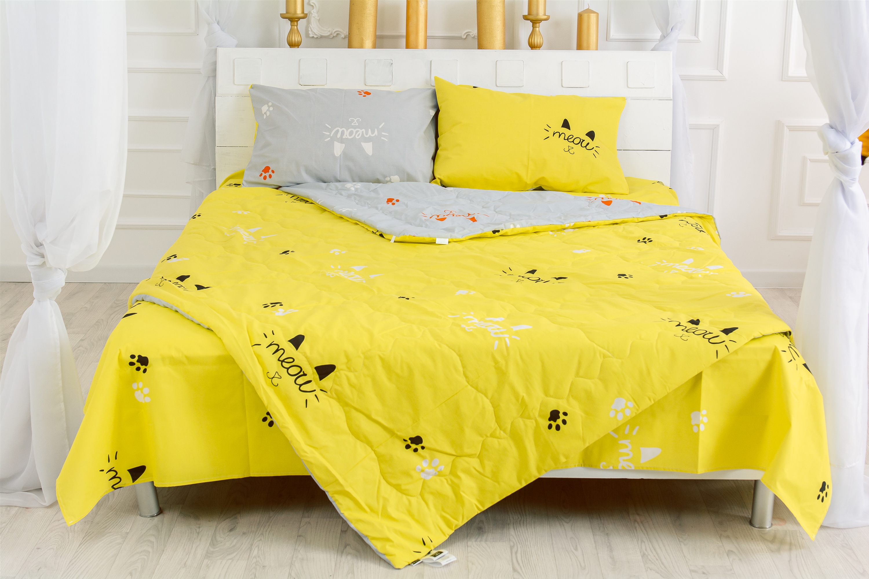 

Летний постельный комплект MirSon №2531 Eco-Soft 19-2508 Cascata Одеяло + 2 подушки 50x70 + 2 наволочки + простынь