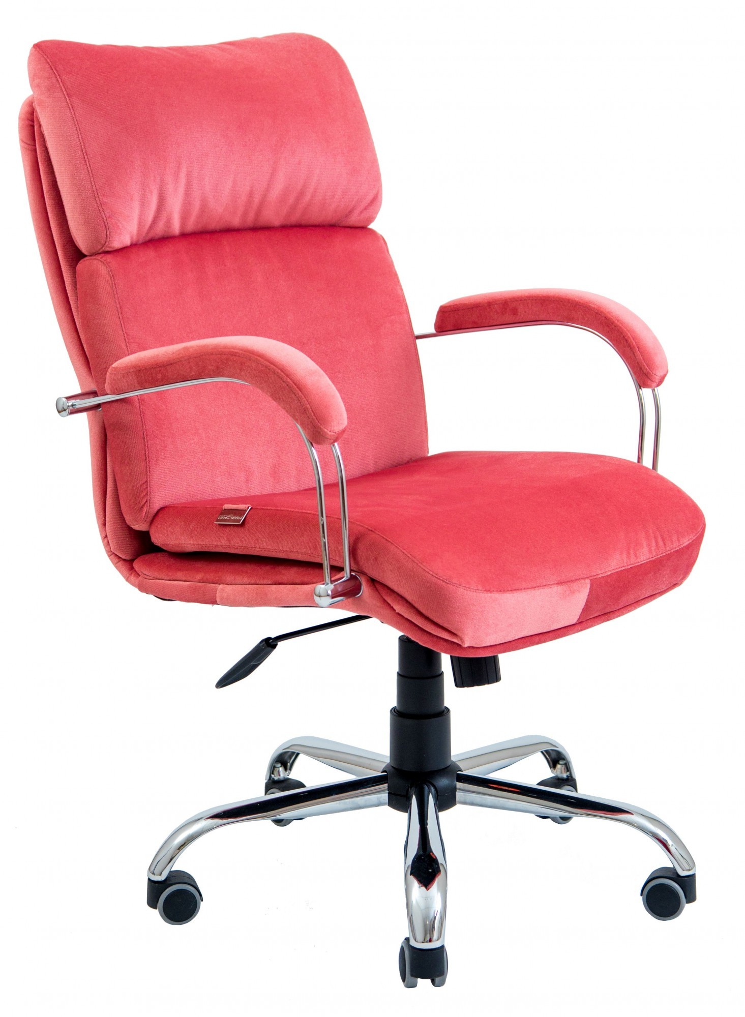 

Офисное Кресло Руководителя Dakota Lounge Coral Хром М2 AnyFix Алое