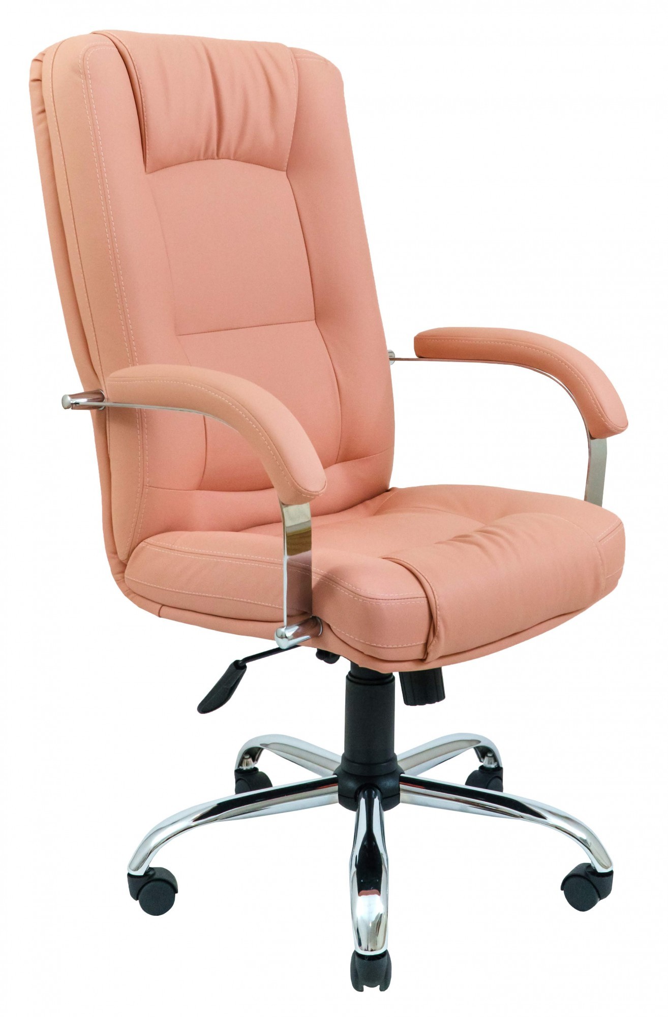 

Офисное Кресло Руководителя Alberto Fly 2202 Хром М1 Tilt Розовое