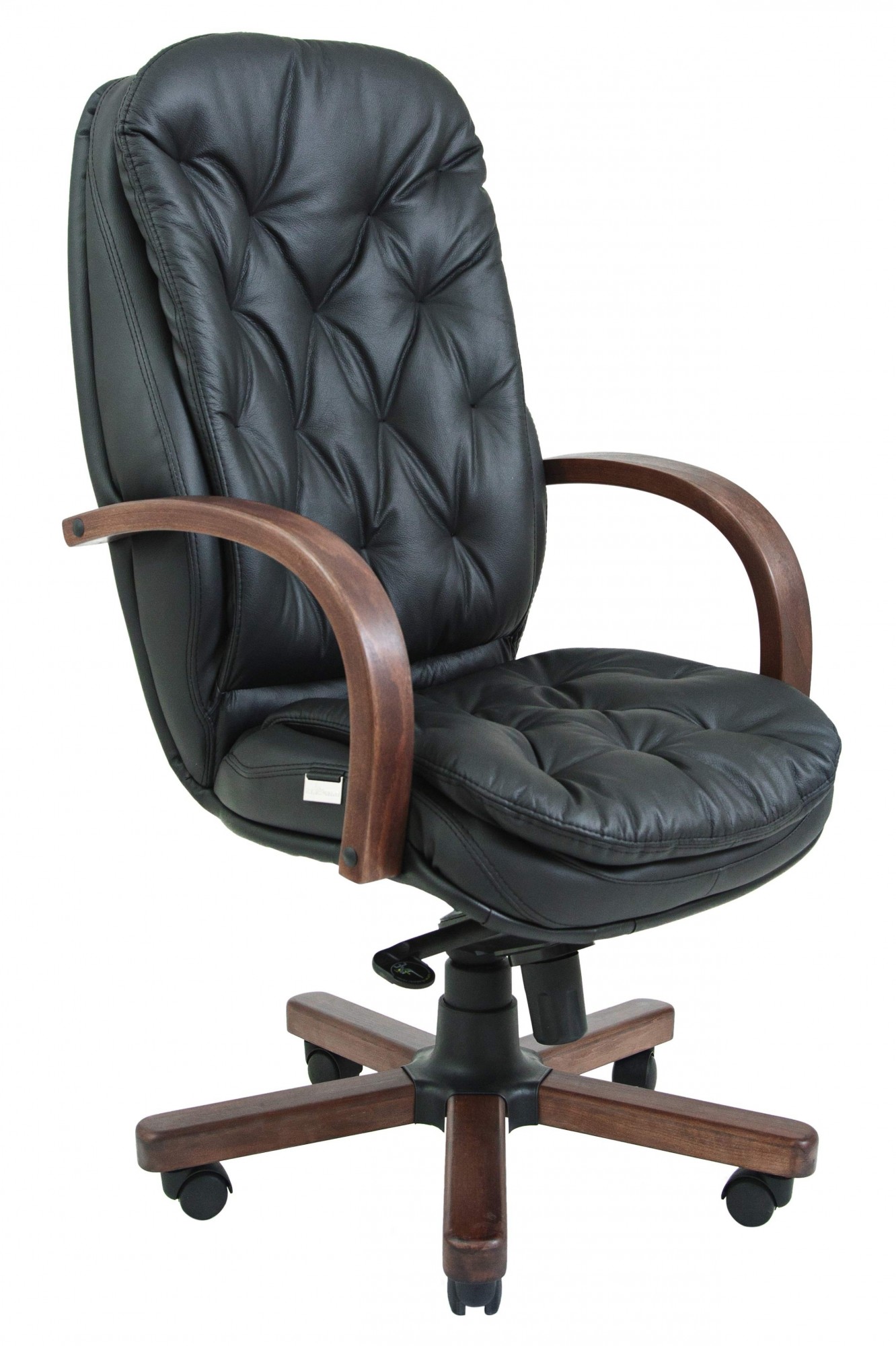 

Офисное Кресло Руководителя Venice Кожа Lux Wood М1 Tilt Черное