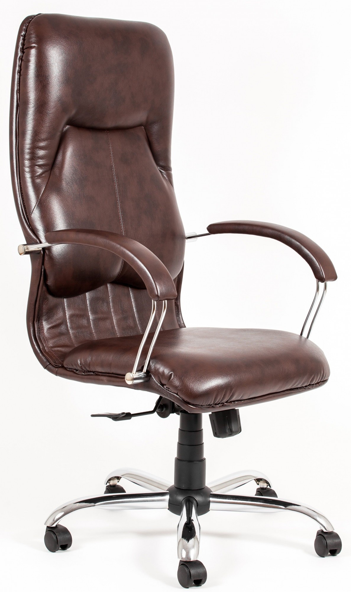 

Офисное Кресло Руководителя Nicosia Титан Dark Grey Хром М2 AnyFix Коричневое