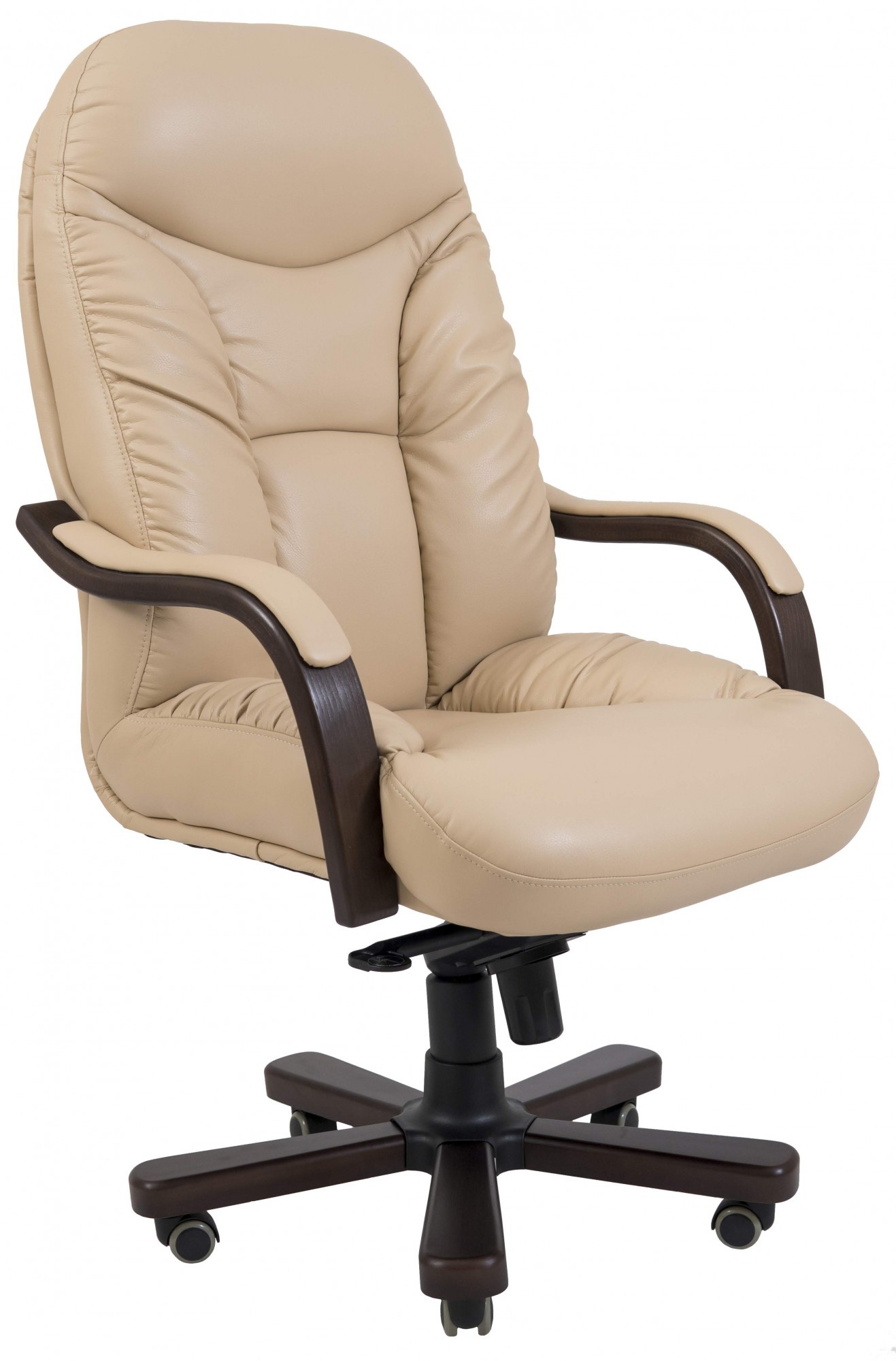 

Офисное Кресло Руководителя Maximus Софитель 10 Wood Lux М1 Tilt Бежевое