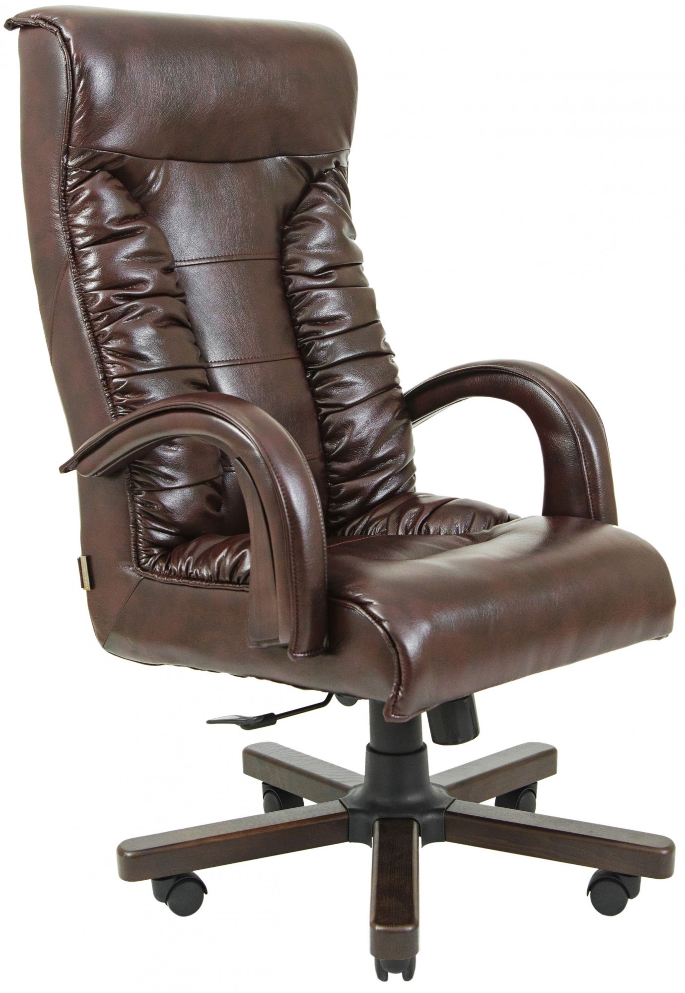 

Офисное Кресло Руководителя Onyx Мадрас Kashtan Wood М1 Tilt Коричневое