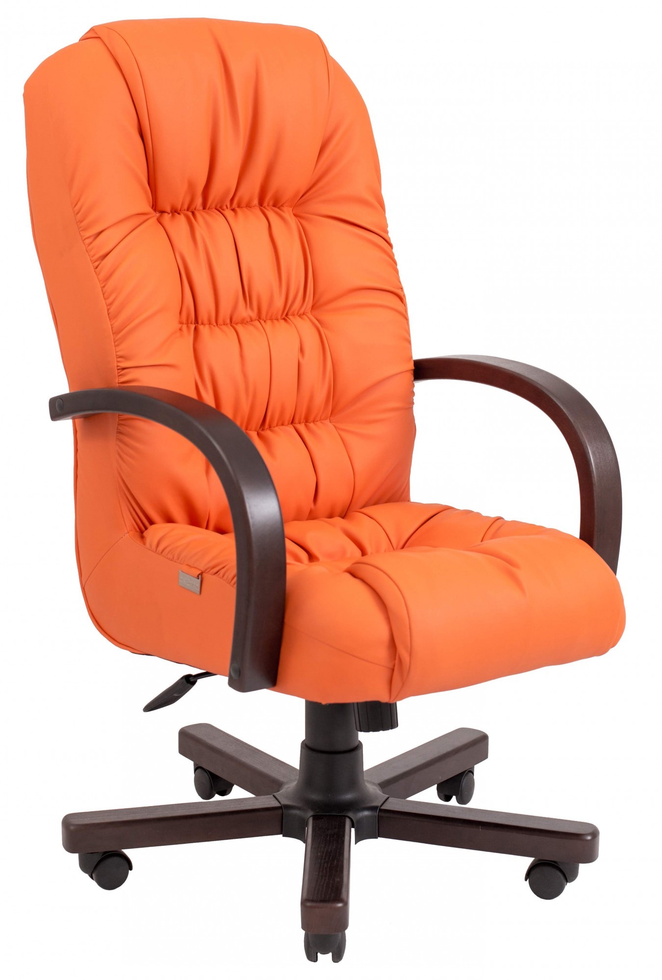

Офисное Кресло Руководителя Richard Fly 2218 Wood M3 MultiBlock Оранжевое