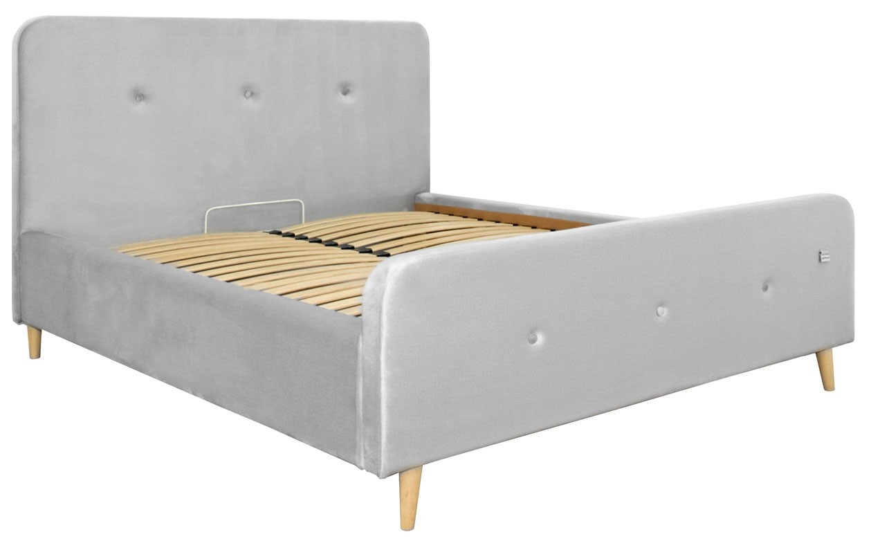 

Кровать Двуспальная Mishel VIP Wood 160 х 200 см Monolith 84 С дополнительной металлической цельносварной рамой Серая