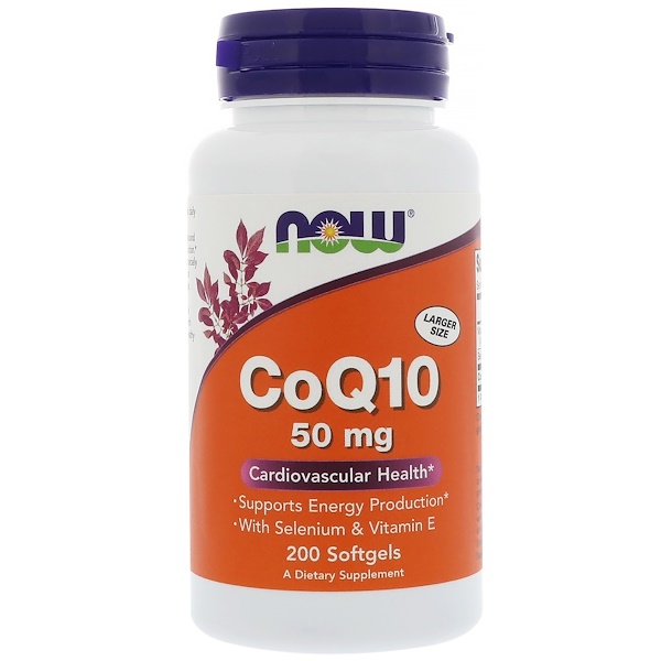 

Витамины Now CoQ-10 50 mg 200 капс Без вкуса (2302f51)