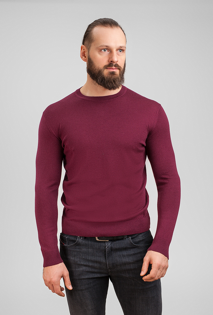 

Джемпер Viamaro Menswear бордовый XXL #0078XXL