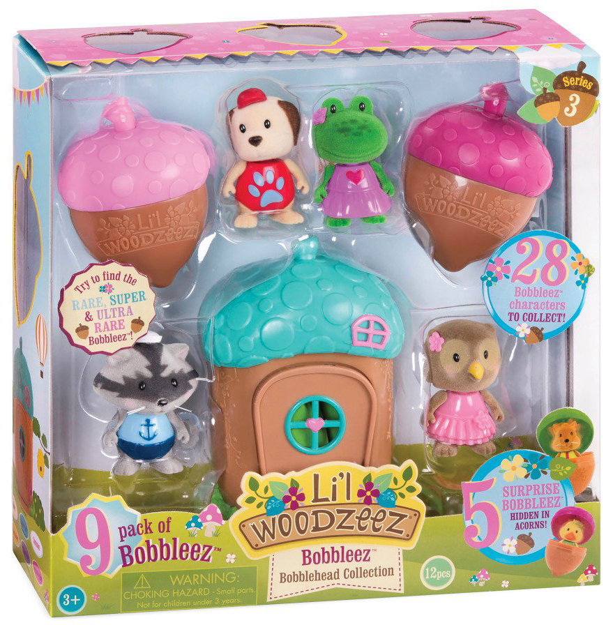 

Игрушка Li`l Woodzeez Bobblehead 9 единиц Серия 3 (63300Z)