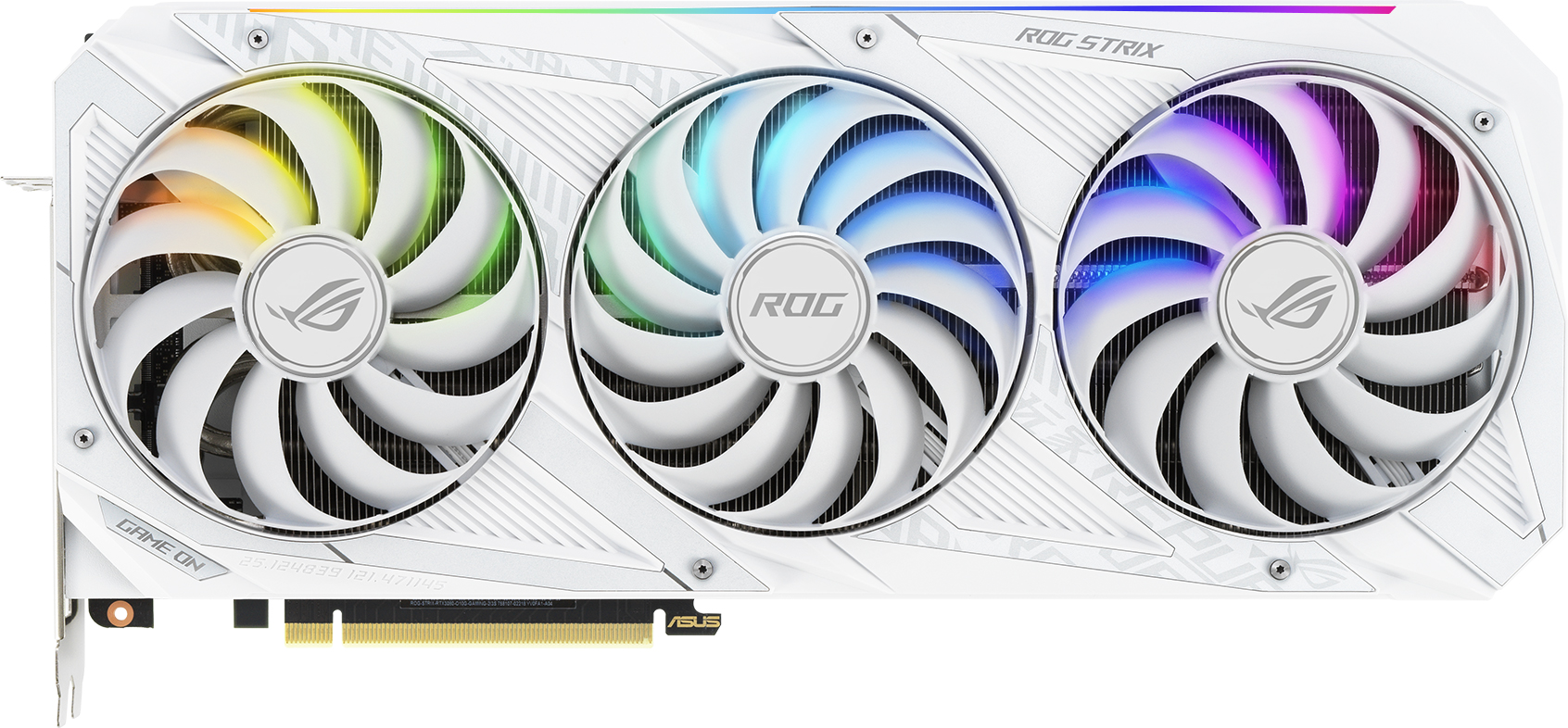 

Asus PCI-Ex GeForce RTX 3090 ROG Strix White Edition 24GB GDDR6X (384bit) (1695/19500) (2 x HDMI, 3 x DisplayPort) (ROG-STRIX-RTX3090-24G-WHITE)