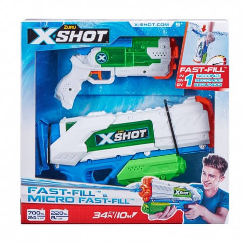

Водяной бластер Fast Fill Medium And Small X-Shot 56225 A-Toys (56225)