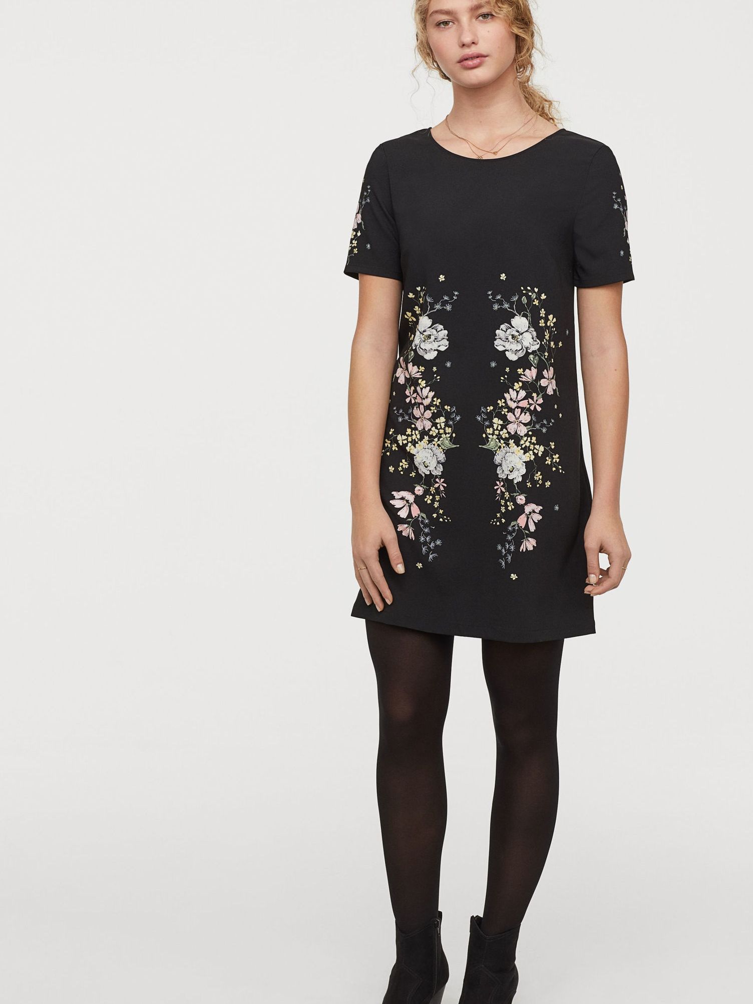 

Платье H&M 0708992-9  Черное, Платье H&M 0708992-9 42 Черное