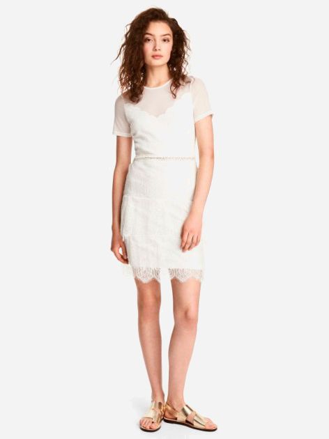 

Платье H&M 3hm05330065  Белое, Платье H&M 3hm05330065 38 Белое