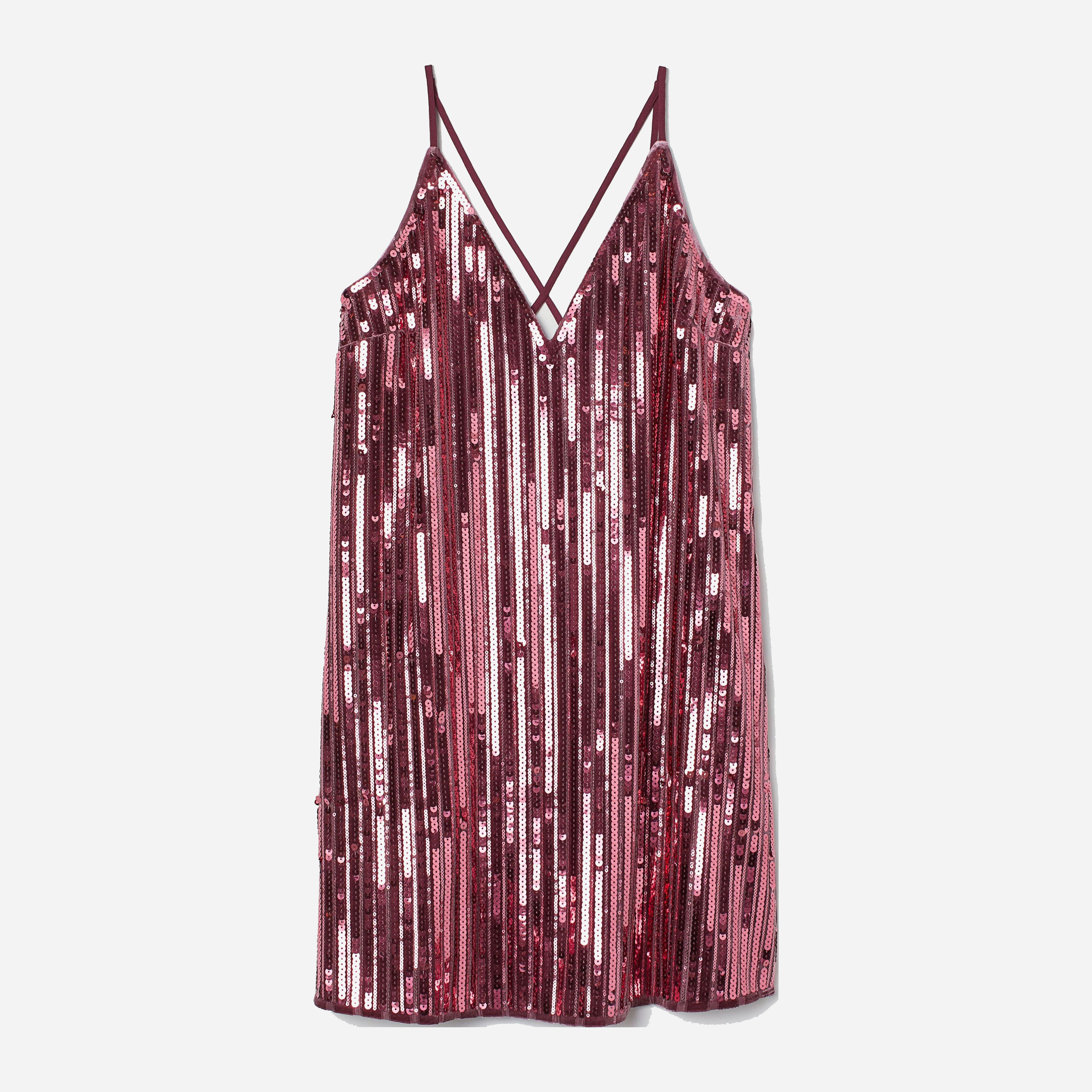 

Платье H&M 0842956-1 XS Малиновое (СА2000001588888)