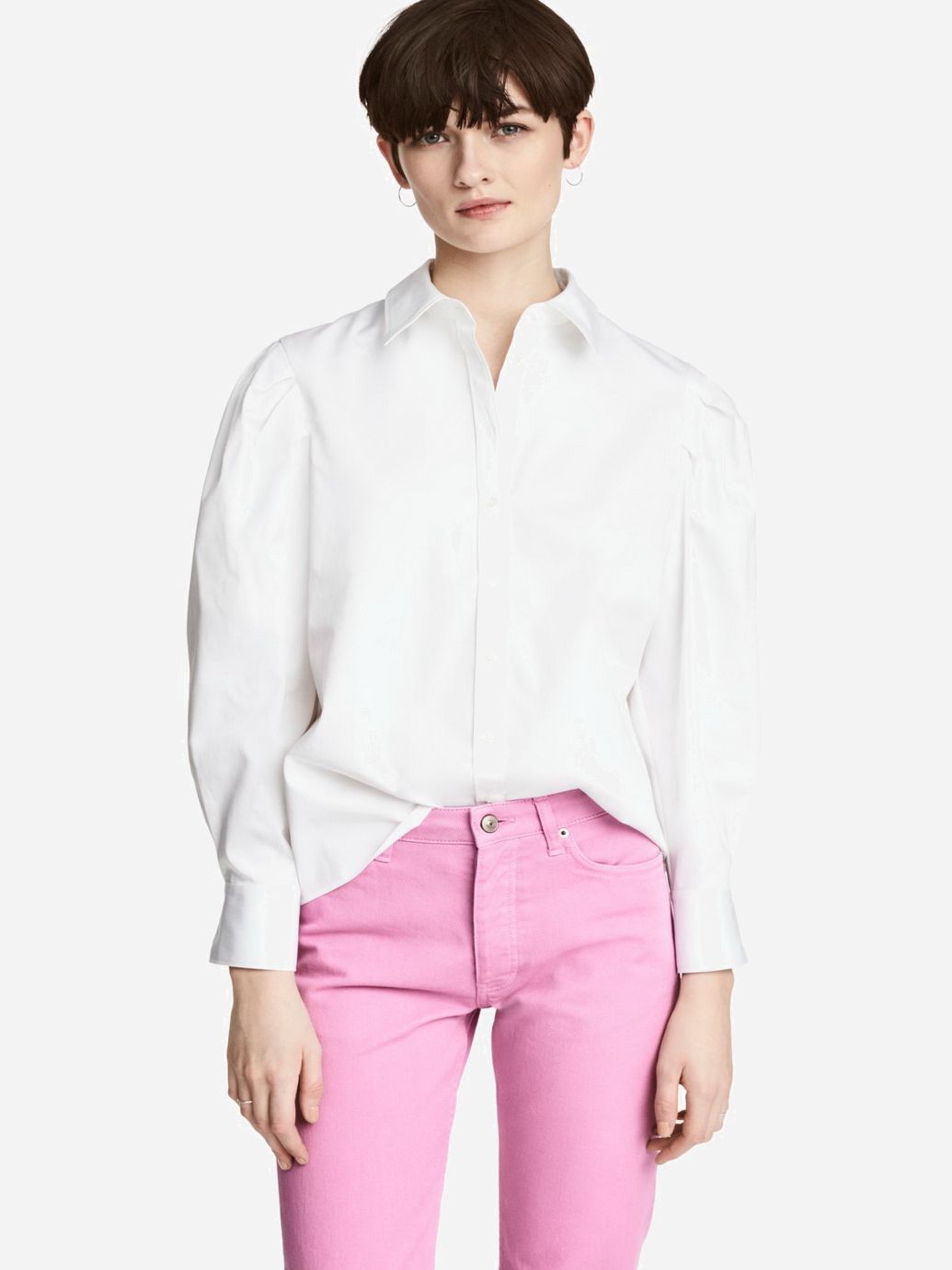 

Рубашка H&M 0516575-5 34 Белая (СА2000001608388)