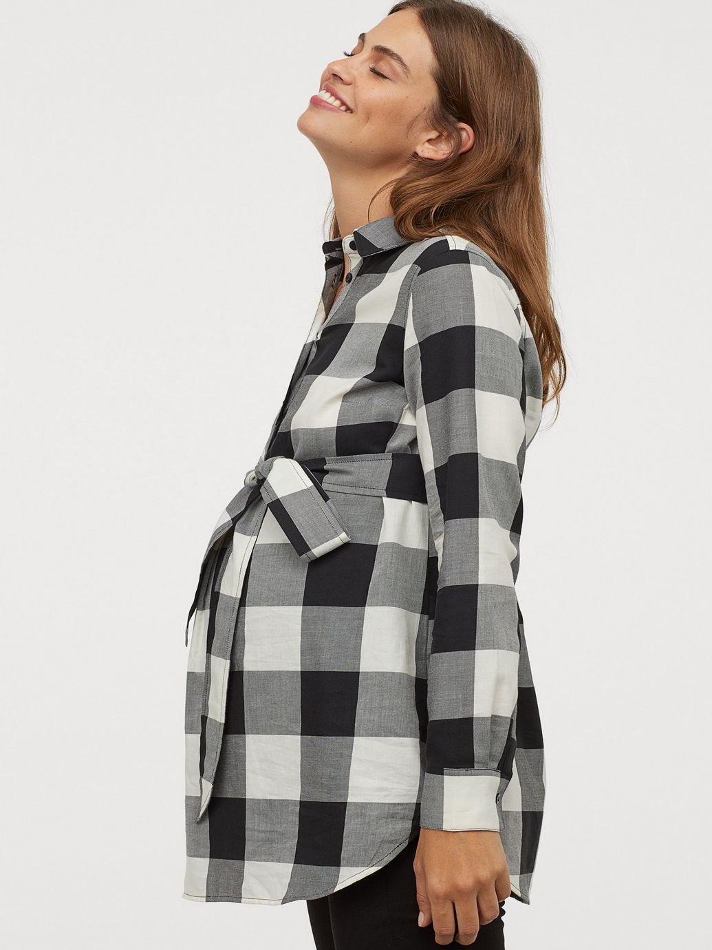 

Рубашка для беременных H&M 01-0822718-0 M Белая (СА2000001643181)