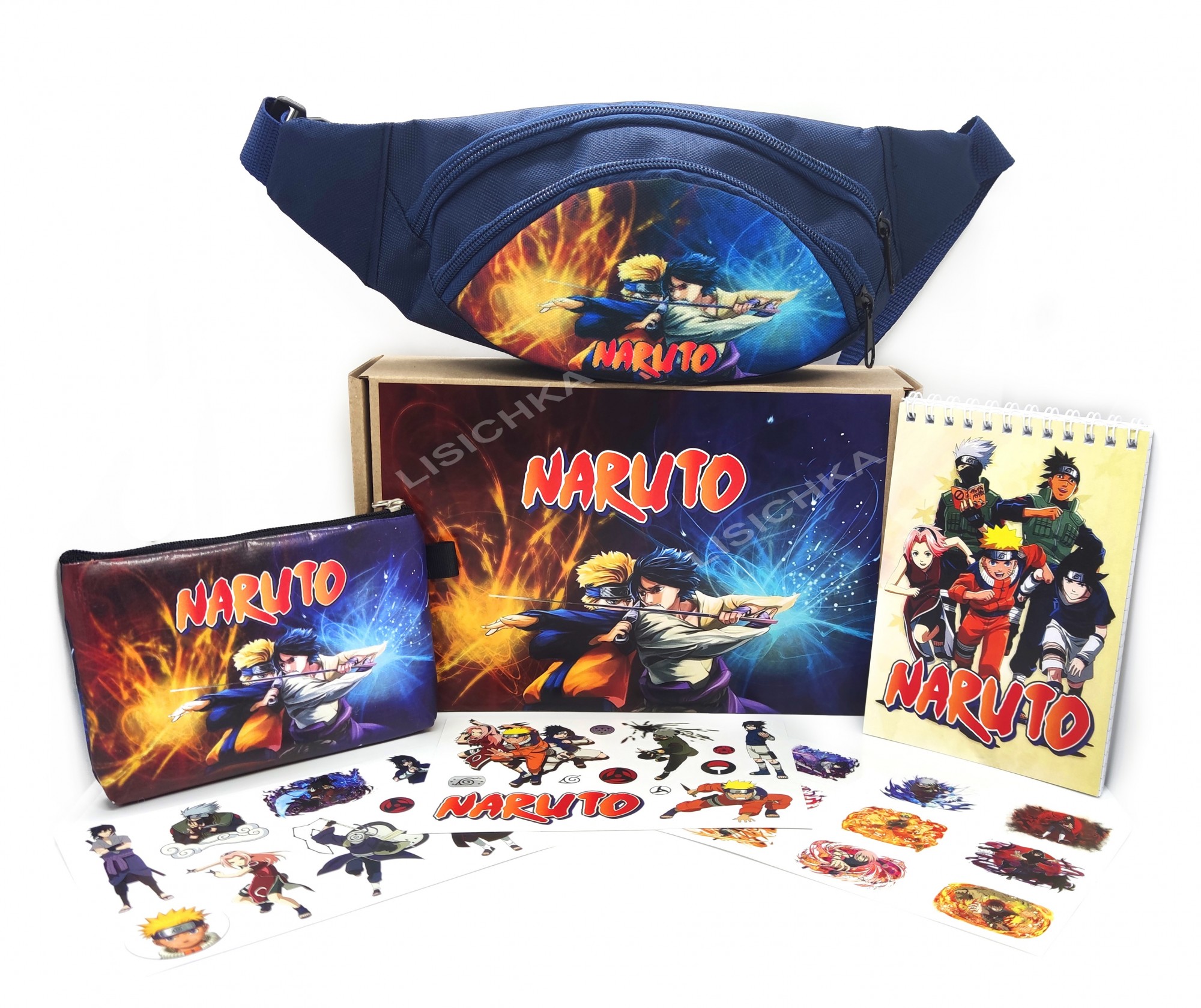 

Подарочный Бокс с бананкой Foxstyle Naruto отличный подарок всем фанатам аниме-сериала Наруто