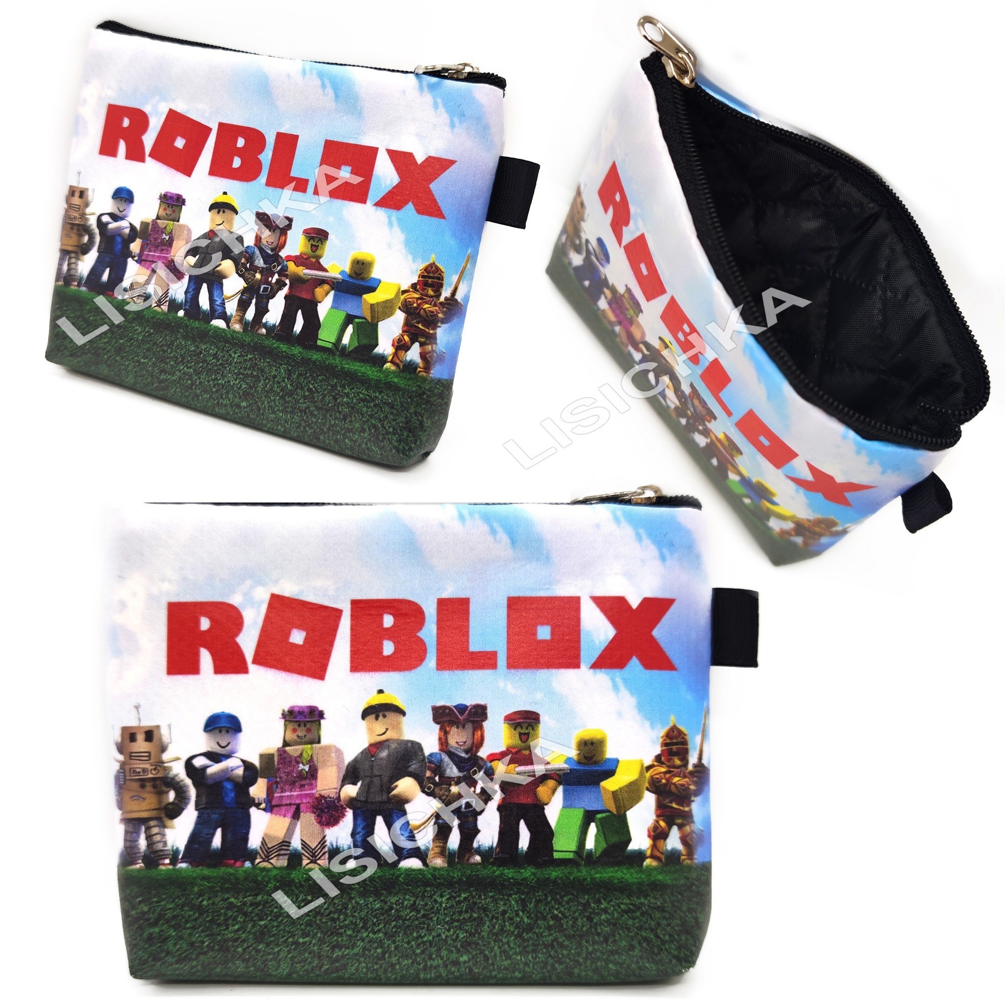 

Кошелек Foxstyle Роблокс прямоугольный на змейке, Roblox