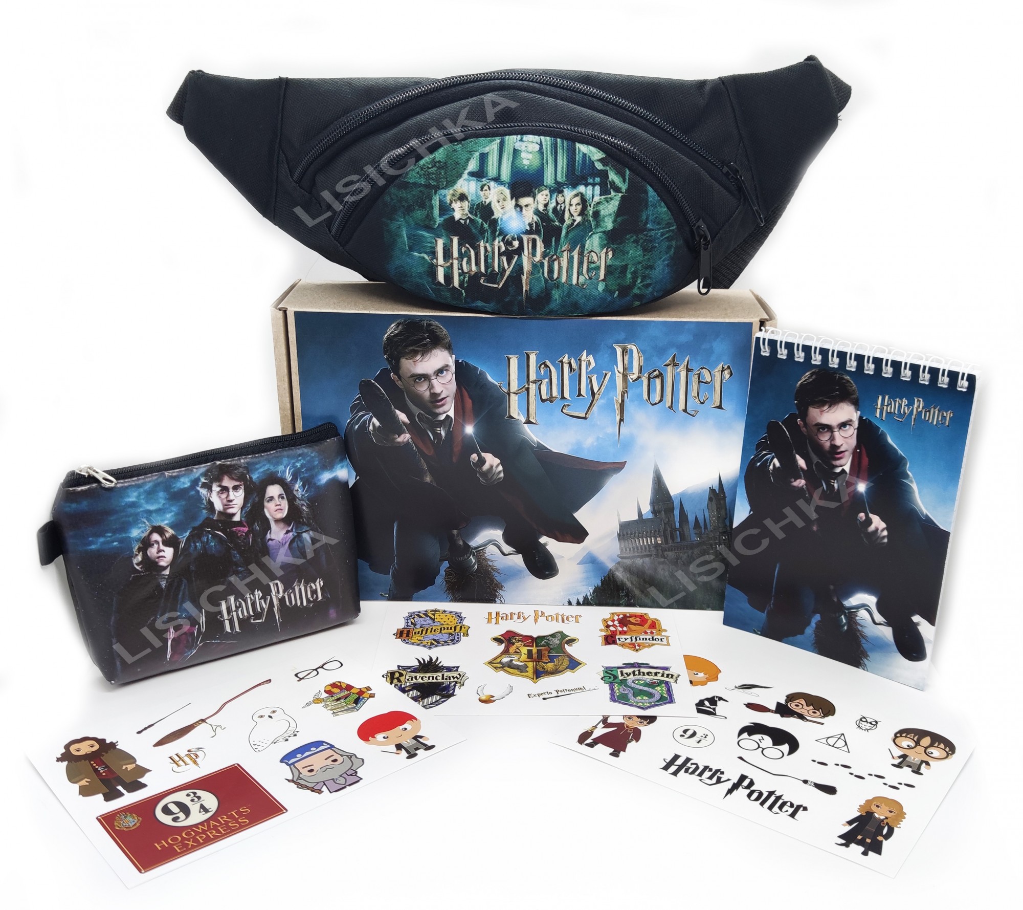 

Подарочный Бокс Harry Potter с бананкой, отличный подарок всем фанатам книги или фильма Гарри Поттер