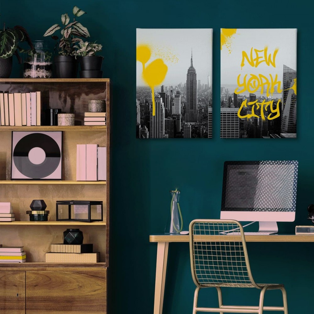 

Модульная картина из двух частей New Your city 123x80 см