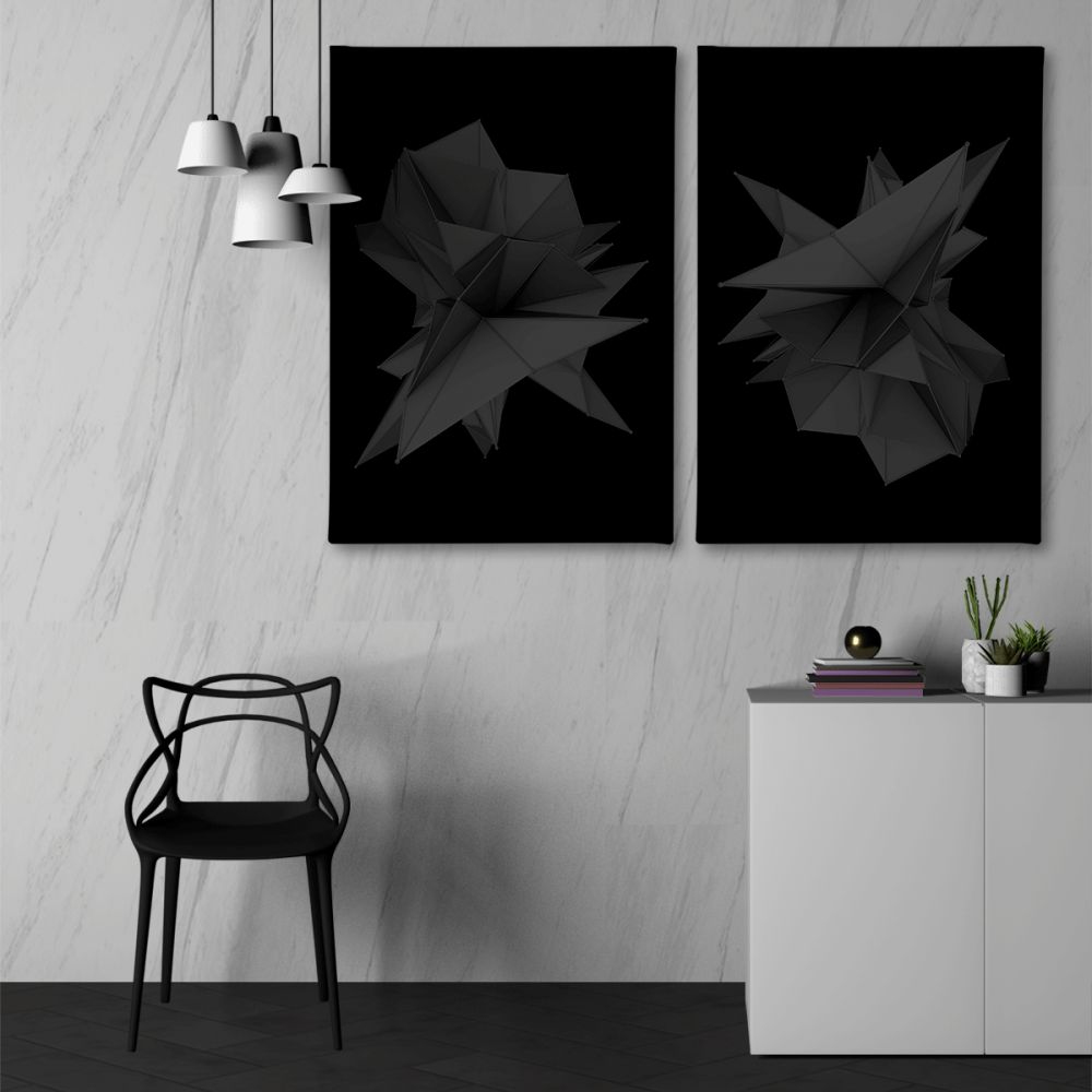 

Модульная картина из двух частей Insomnia 123x80 см