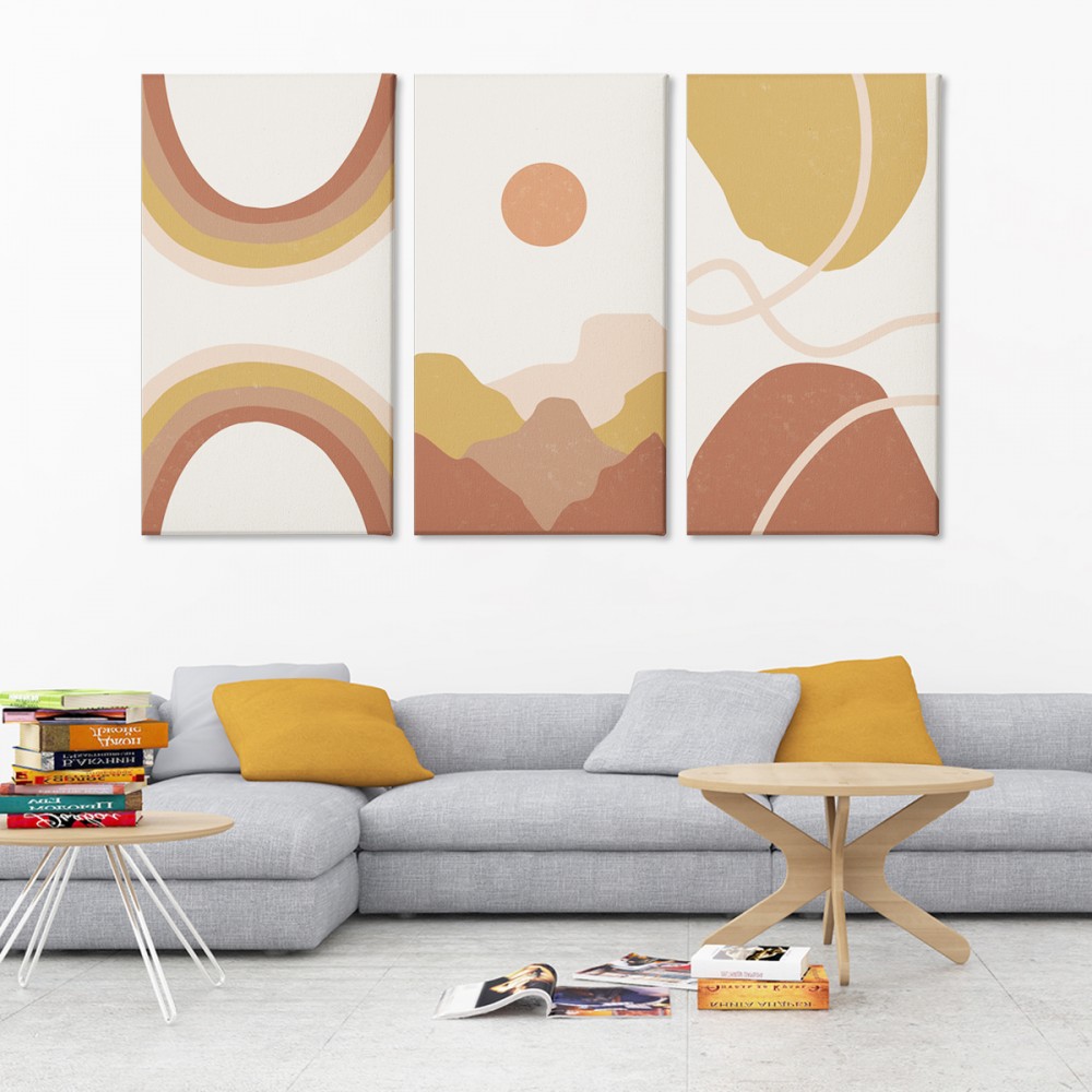 

Модульная картина из трех частей Mountains Sunset 96x60 см