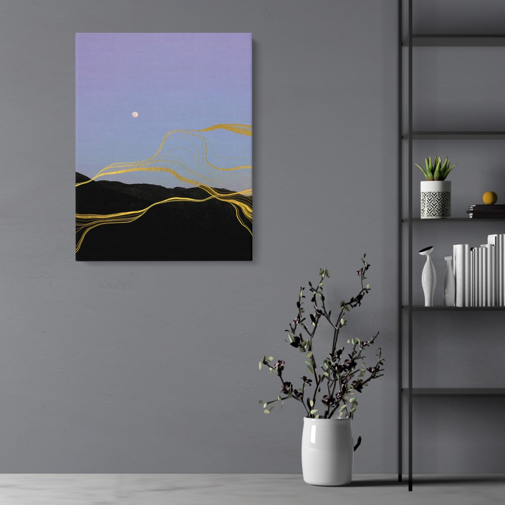 

Картина Золотые волны 45x60 см