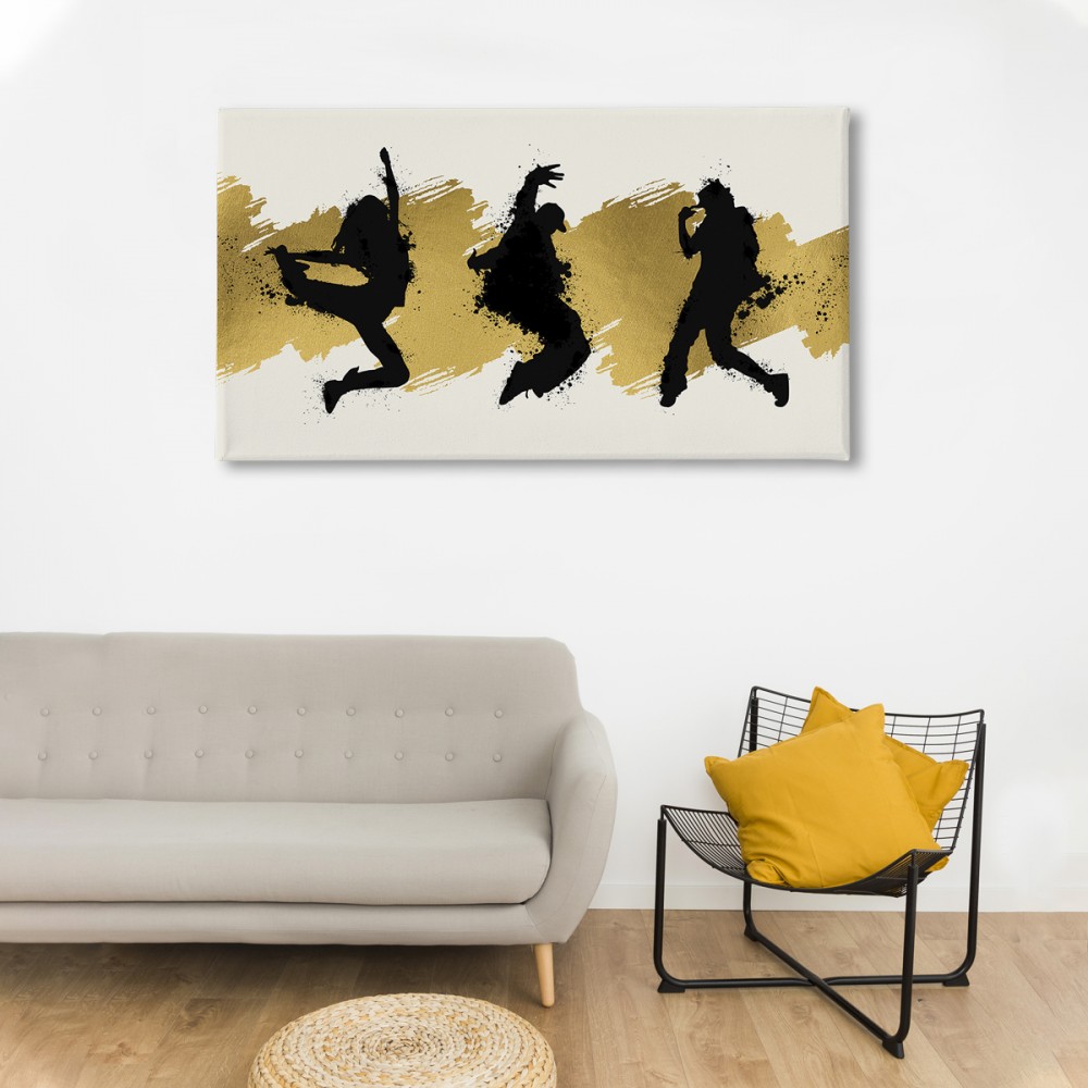 

Картина Gold Dance 50x100 см
