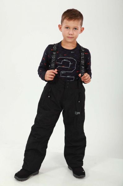 

Зимний лыжный полукомбинезон PIDILIDI чёрный 1008-10 104