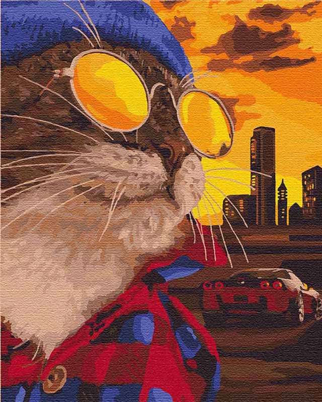 

Картина для рисования по номерам Идейка Дерзкий кот 40х50 см (КНО4127) (4823104311966)