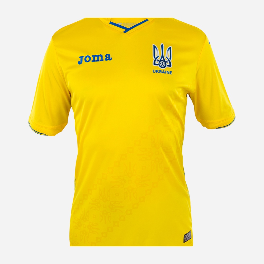 

Игровая футболка сборной Украины по футболу Joma FFU 2XS Желтая (сезон 2018-2019)