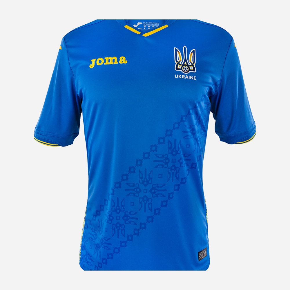

Игровая футболка сборной Украины по футболу Joma FFU  Синяя (сезон 2018-2019, Игровая футболка сборной Украины по футболу Joma FFU S Синяя (сезон 2018-2019)
