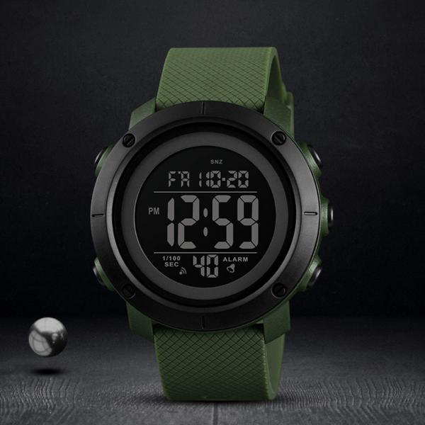 

Часы Skmei 1426 мужские спортивные водостойкие (Green - Black)