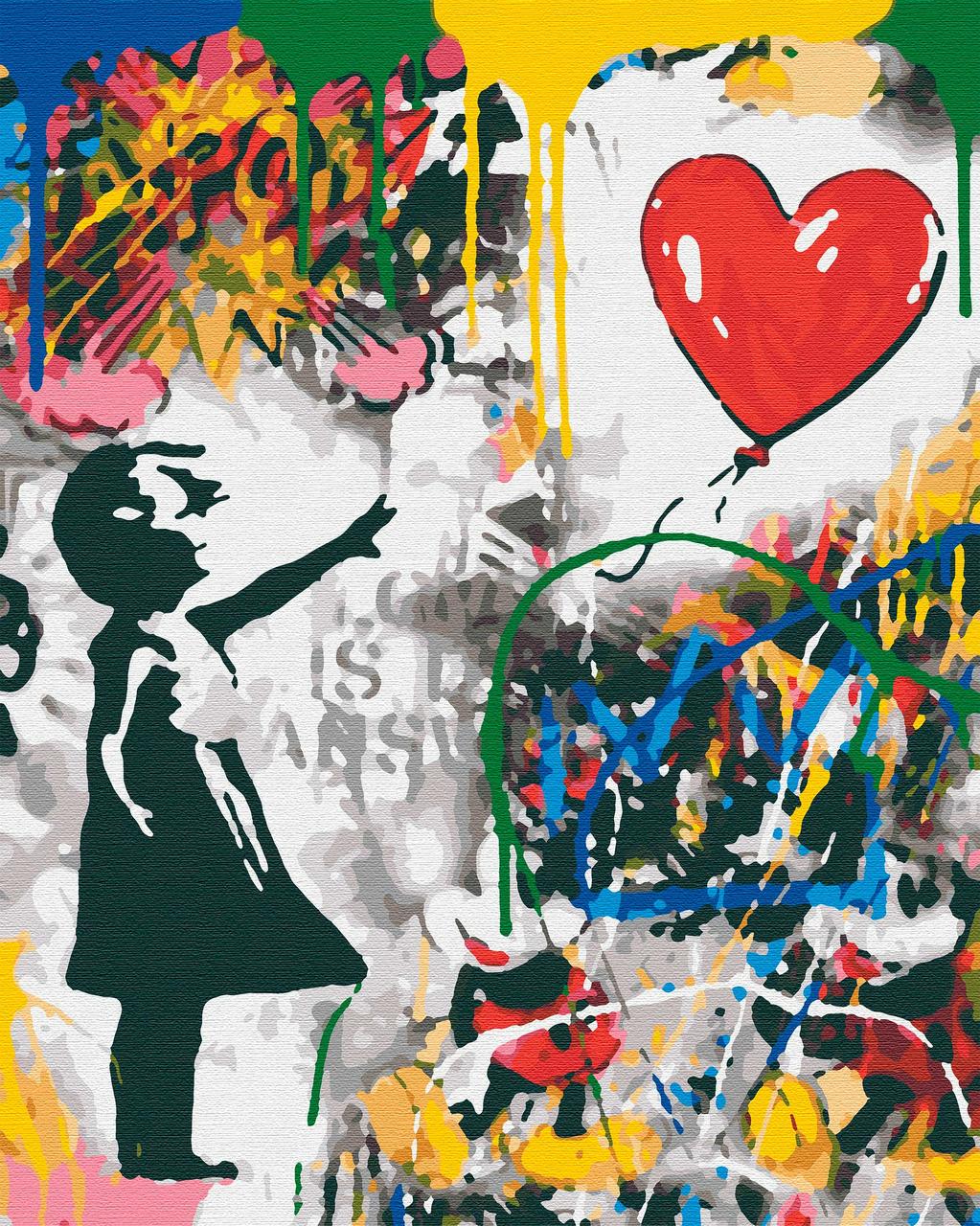 

Картина по номерам LOVE IS в стиле STREET ART,40*50 см, без коробки RB