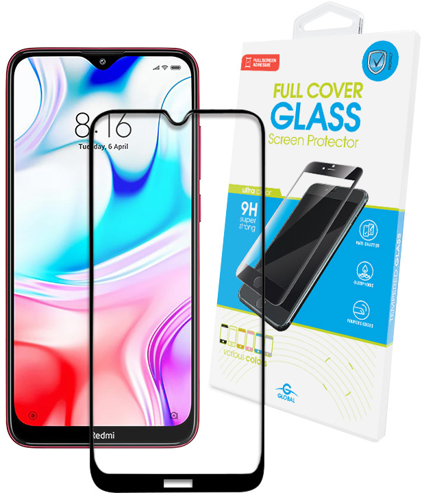 

Защитное стекло Global Full Glue для Xiaomi Redmi 8 Black