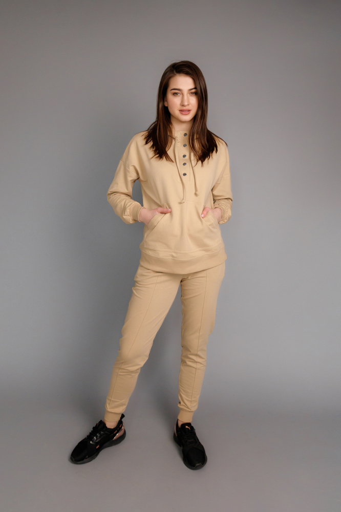 

Спортивний костюм ODIS 668 36 р. Бежевий ( FB3108OS)